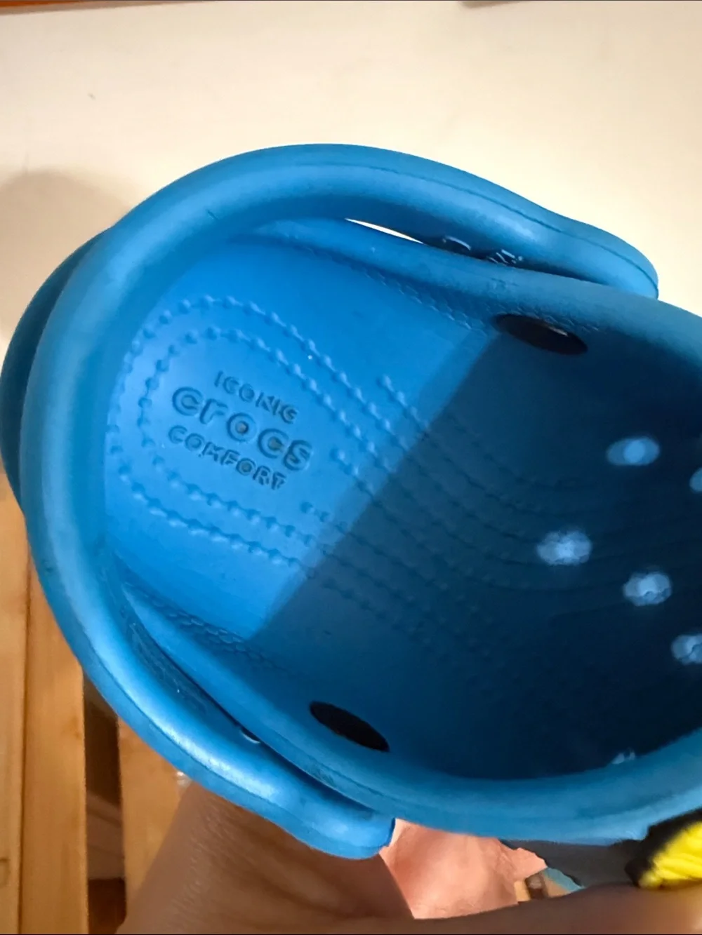 CROCS Kids Bright Blue Clogs with Toy Charms